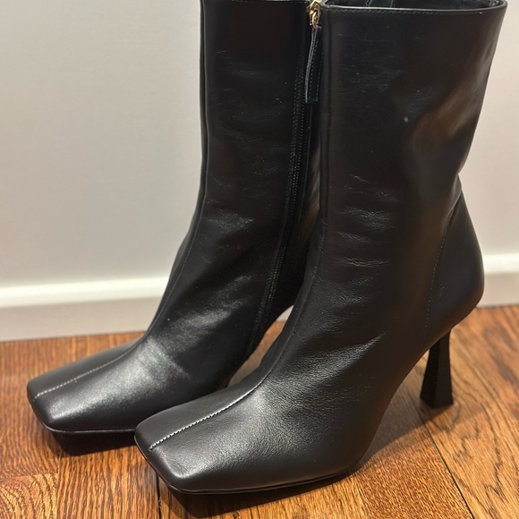 Zara Leather boots with square toe - EU 37 - Picture 3 of 6